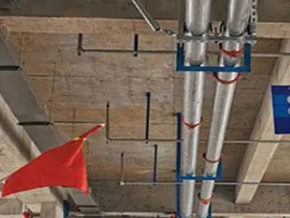 平塘管廊支架的安装方法